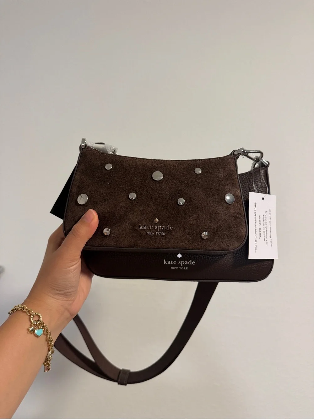 kate spade compact suede